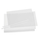 POCHETTE AFFICHAGE EXTERIEUR FIX. SERRE CABLE A4 - LOT DE 5