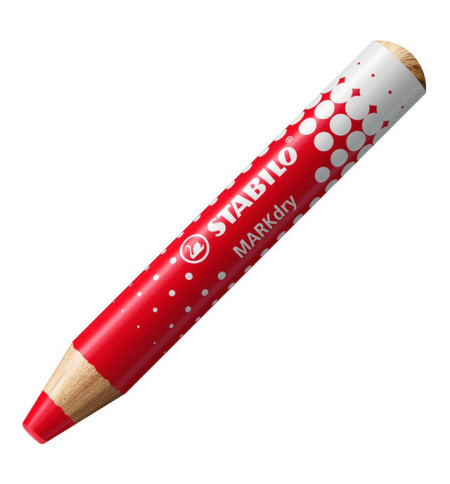 CRAYON EFFACABLE A SEC WHITEBOARD MARKER STABILO ROUGE