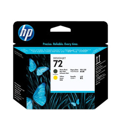 HP TETE IMPRESSION N72 NOIR MATE JAUNE / 143822