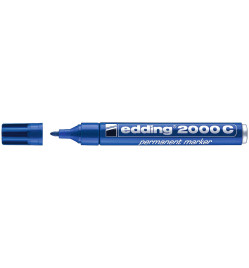 MARQUEUR PERMANENT EDDING 2000C POINTE OGIVE - BLEU