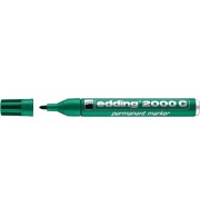 MARQUEUR PERMANENT EDDING 2000C POINTE OGIVE - VERT