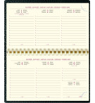 AGENDA SEMAINIER FORMAT POCHE TEMPOREL 16S 9X16 CM