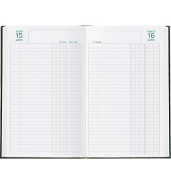 AGENDA JOURNALIER CARRE 1 JOUR 21X13.5 CM