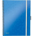 CAHIER WOW BE MOBILE A4 QUAD5X5 BLEU