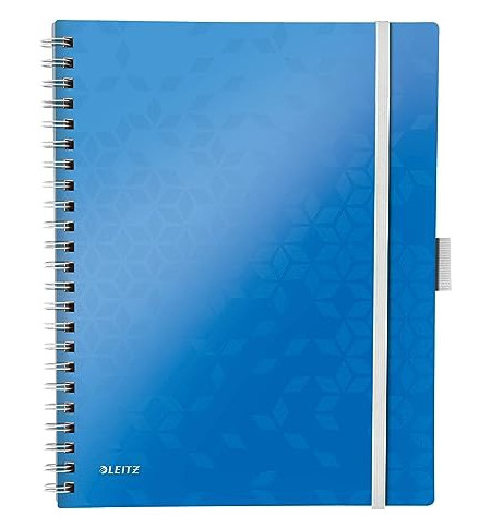 CAHIER WOW BE MOBILE A4 QUAD5X5 BLEU