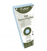 JEU DE 100 INTERCALAIRES TRAPEZE BLEUS