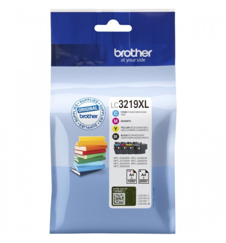 BROTHER PACK 4 CARTOUCHES JET D'ENCRE LC3219XL / 375000