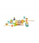 SET 32 PIECES EN BOIS SUSHI  - Vue 1