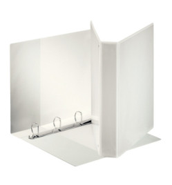 CLASSEUR PERSONNALISABLE RIGIDE BLANC - diam30 mm 51842