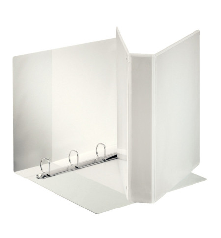 CLASSEUR PERSONNALISABLE RIGIDE BLANC diam40mm 51843