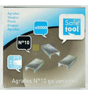 BOITE DE 5000 AGRAFES N°10