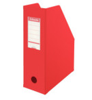 PORTE REVUES PVC DOS 100mm ROUGE