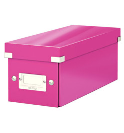 BOITE DE RANGEMENT CLICK'N STORE 127X124X320mm ROSE