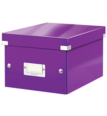 BOITE DE RANGEMENT CLICK'N STORE 200X148X250mm VIOLETTE