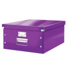 BOITE DE RANGEMENT CLICK'N STORE 350X188X450mm VIOLETTE