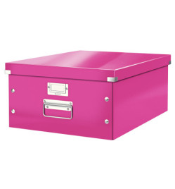 BOITE DE RANGEMENT CLICK'N STORE 350X188X450mm ROSE