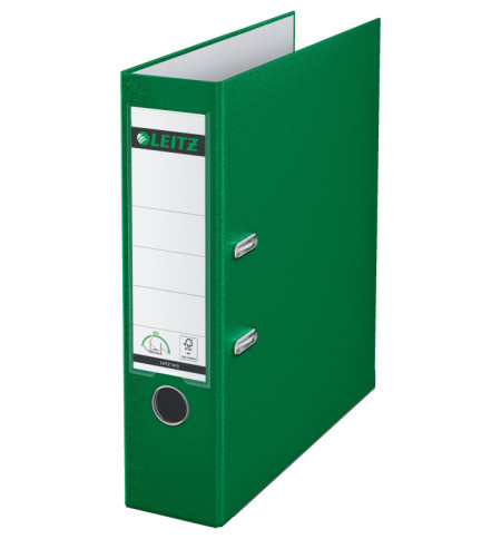 CLASSEUR A LEVIER LEITZ VERT - DOS 80mm