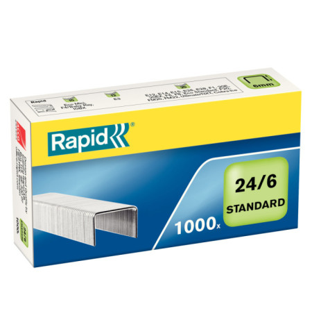 AGRAFES RAPID 24/6 - BOITE DE 1000