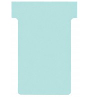 FICHES T INDICE 2 BLEU CLAIR - PAQUET DE 100