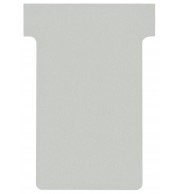 FICHES T INDICE 2 GRIS - PAQUET DE 100