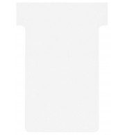 FICHES T INDICE 2 BLANCHES - PAQUET DE 100