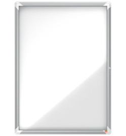 VITRINE EXTERIEURE BLANCHE 9 FEUILLES