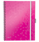 CAHIER WOW BE MOBILE QUAD5X5 ROSE