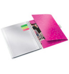 CAHIER WOW BE MOBILE QUAD5X5 ROSE