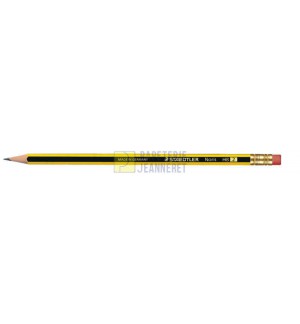 CRAYON GRAPHITE STAEDTLER NORIS EMBOUT GOMME