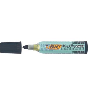 MARQUEUR PERMANENT BIC ONYX 1482 NOIR - POINTE OGIVE