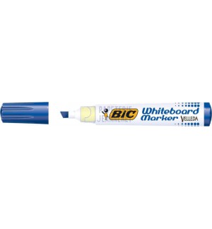 MARQUEUR EFFACABLE A SEC BIC 1751 POINTE BISEAU - BLEU