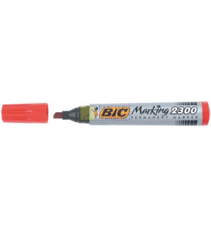 MARQUEUR PERMANENT BIC 2300 POINTE BISEAU - BLEU