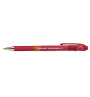 STYLO BILLE PAPERMATE FLEXGRIP RETRACTABLE ROUGE