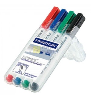 MARQUEURS EFFACABLES A SEC STAEDTLER 341 - POCHETTE DE 4