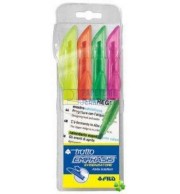 SURLIGNEURS FIN TRATTO EMPHASIS ASSORTIS - POCHETTE DE 4