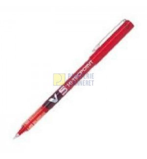 STYLO ROLLER PILOT HI TECPOINT V5 0.5mm ROUGE