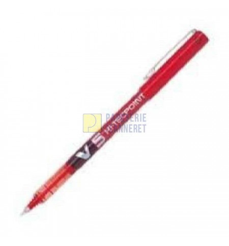 ECRV5R-stylo-roller-pilot-hi-tecpoint-v5-0-3mm-rouge