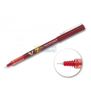 STYLO ROLLER PILOT HI TECPOINT V7 0.7mm ROUGE