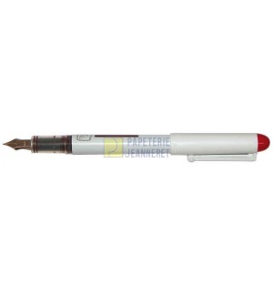 STYLO PLUME PILOT V PEN ROUGE