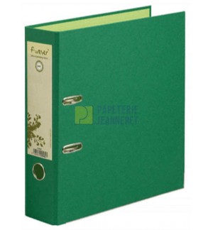 CLASSEUR A LEVIER DOS 80mm CARTON RECYCLE VERT