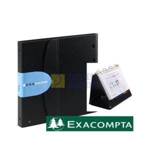 PORTE VUES 4 ANNEAUX EXACTIVE EN POLYPRO RECYCLE