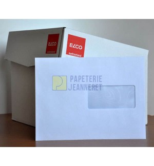 500 ENVELOPPES BLANCHES 162X229mm FENETRE 45X100mm AUTOADHESIVES