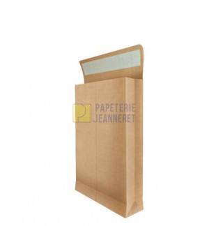 50 POCHETTES KRAFT ARME A SOUFFLET 300X470X70mm 120G