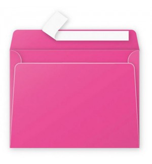 ENVELOPPE 162X229mm ROSE FUCHSIA AUTO ADHESIVE 120G - PAQUET DE 50