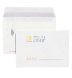 25 ENVELOPPES BLANCHES DE VISITE 90X140mm 90G AUTOADHESIVES