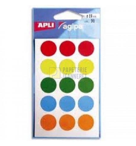 ETI100088-etiquettes-autocollantes-diam-19mm-coloris-assortis---sachet-de-90