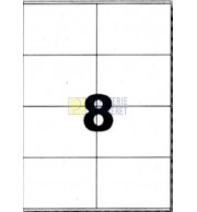 ETIQUETTES LASER BLANCHES 105X70mm - BOITE DE 800 - 1023