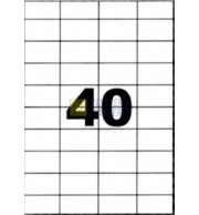 ETIQ LASER BLANCHE 52.5X29.7/ BOITE 4000 / 1000