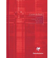 CAHIER DE BORD PIQUE 14.8X21cm 40p CLAIREFONTAINE