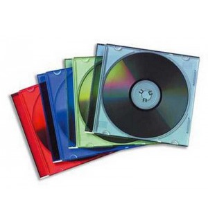 BOITIER SLIM POUR CD - PACK DE 25